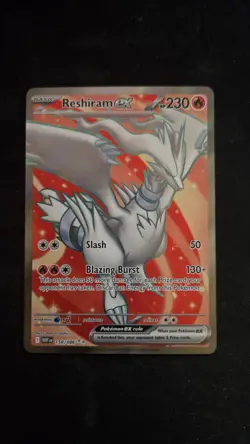 RESHIRAM EX 158/086 WHITE FLARE POKEMON ENGLISH (FULL ART, NM) - Image 1
