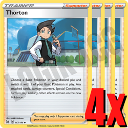 4x Thorton 167/196 x4 - Lost Origin - Pokemon TCG - Playset - Image 1
