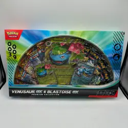 Pokemon Scarlet & Violet Venusaur EX & Blastoise EX Premium Collection GameStop - Image 1