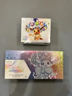Pokemon TCG Prismatic Evolutions Super Premium Collection SPC & ETB Sealed - Image 1