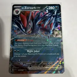 Pokemon N's Zoroark EX 137/217 Journey Together Holo Double Rare H - Image 1