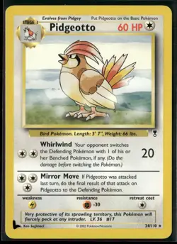 Pokemon - Pidgeotto 34/110 Legendary Collection Regular LP - Image 1