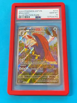 Braviary Illustration Rare PSA 10 Gem Mint | #214 | Bumper Guard - Image 1