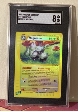 SGC 8 Magneton 19/144 Reverse Holo Rare-eReader - 2003 Pokemon Skyridge NM/MT - Image 1