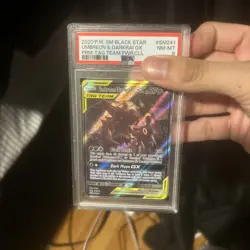 Pokemon TCG Umbreon & Darkrai GX SM241 Sun & Moon Promo PSA 8 - Image 1