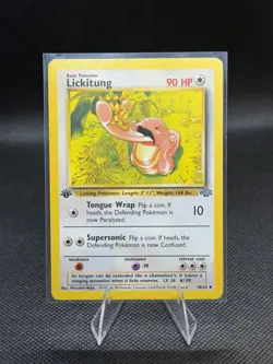 Pokemon TCG Jungle Lickitung #38/64 1st Edition Uncommon Vintage 1999 LP - Image 1