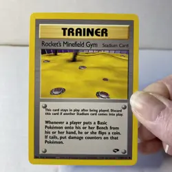 Pokemon TCG Gym Challenge Set Rocket's Minefield Gym Trainer 119/132 Non Holo LP - Image 3