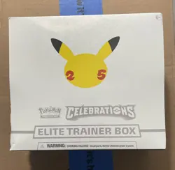 Pokemon TCG: 25th Anniversary Celebrations Elite Trainer Box (2021) 820650809439 - Image 1