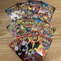 Pokemon Booster Packs Lot Of 12 Mega Evolution, Phantasmal Flames, Destined* - Image 1