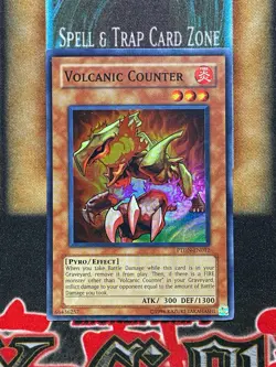 Yugioh Volcanic Counter PTDN-EN012 Super Rare LP - Image 1