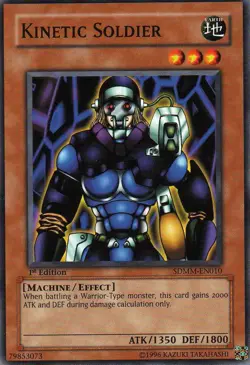 Kinetic Soldier - SDMM-EN010 - Common - Unlimited Edition Machina Mayhem Yu-Gi-O - Image 1