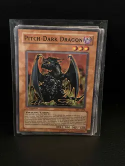 Pitch-Dark Dragon - MFC-008 - Common - 1st Edition Magician's Force Yu-Gi-Oh! Mo - Image 1
