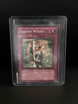 Solemn Wishes - DB1-EN174 - Common - Unlimited Edition Dark Beginning 1 Yu-Gi-Oh - Image 1