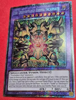 1x Yu-Gi-Oh! The Unstoppable Exodia Incarnate - MP25-EN008 - Starlight-1st Ed-NM - Image 1