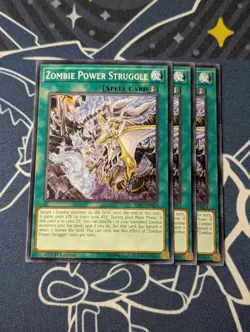 3x Zombie Power Struggle - SR07-EN024 - Common (NM) - Yugioh Playset - Image 1