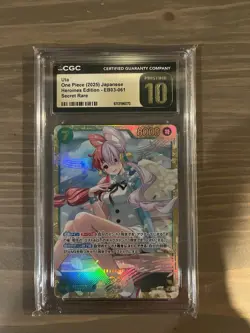 One Piece CGC 10 Uta EB03-061 SEC Heroines Edition TCG Japanese - Image 1