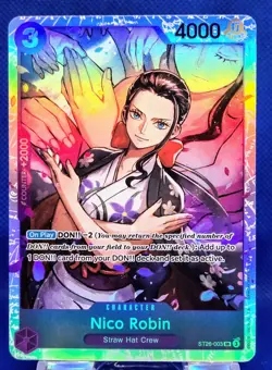 Nico Robin ST26-003 SR | Starter Deck 26: PURPLE/BLACK | One Piece TCG | English - Image 1