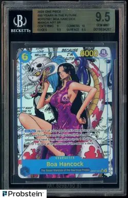 2024 One Piece 500 Years in Future OP07051 Boa Hancock Manga Art BGS 9.5 - Image 1