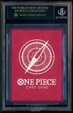 2025 BVB X ONE PIECE MATCH DAY PROMOS #003 MONKEY D. LUFFY BGS 10 BLACK LABEL - Image 3
