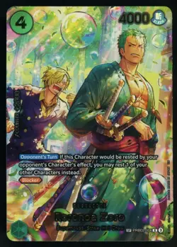 2026 ONE PIECE OP14 EB04 #006 The Azure Sea's Seven Roronoa Zoro SP ALT - Image 1
