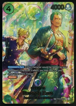 2026 ONE PIECE OP14 EB04 #006 The Azure Sea's Seven Roronoa Zoro SP ALT - Image 1
