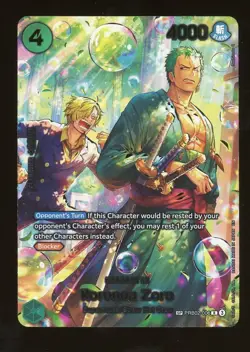 2026 ONE PIECE OP14 EB04 #006 The Azure Sea's Seven Roronoa Zoro SP ALT - Image 1