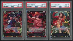 2024 One Piece 2nd Anv Tour. Winner Sabo Luffy Ace Sequential Set of (3) PSA 10 - Image 1