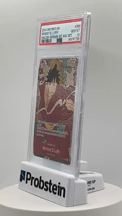 2024 One Piece English Version 1st Anniversary Set #006 Monkey D. Luffy PSA 10 - Image 2
