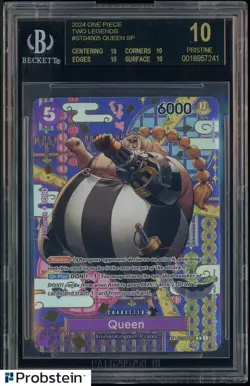 2024 One Piece Two Legends #ST04005 Queen SP BGS 10 BLACK LABEL POP 15 - Image 1