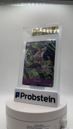 One Piece Promos Textured Championship Finalist #114 X Drake BGS 10 PRISTINE - Image 2