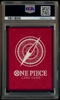 2022 One Piece OP01 EN Alternate Art Pre-Errata Alpha #002 Trafalgar Law PSA 10 - Image 3