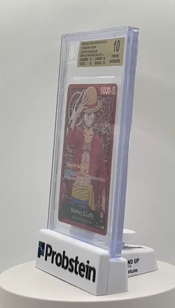 2022 One Piece Starter Deck Straw Hat Crew ST01-001 Monkey D. Luffy BGS 10 - Image 2