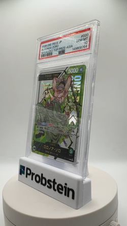 2026 One Piece Japanese Serialized Top Prize Asia #020 Roronoa Zoro /1850 PSA 10 - Image 2