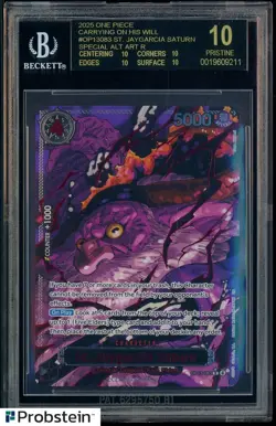 2025 One Piece OP13 083 St. Jaygarcia Saturn Demon God BGS 10 BLACK LABEL POP 14 - Image 1