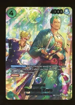 2026 ONE PIECE OP14 EB04 #006 The Azure Sea's Seven Roronoa Zoro SP ALT - Image 1