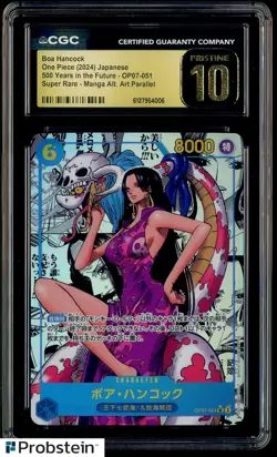 024 One Piece 500 Years in Future OP07-051 Bao Hancock JPN Manga CGC 10 PRISTINE - Image 1