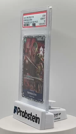 2024 One Piece EN Treasure Cup Top Prize #008 Roronoa Zoro PSA 10 GEM MINT - Image 2
