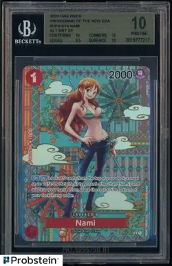 2023 One Piece Awakening New Era Nami Special Alternate Art #OP01-016 BGS 10 - Image 1