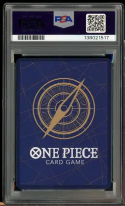 2025 One Piece OP12 EN 3rd Anniversary Silver #093 Marshall D. Teach PSA 10 - Image 3