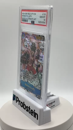 2025 One Piece OP11 EN Manga Alternate Art #118 Monkey D. Luffy PSA 10 GEM MINT - Image 2