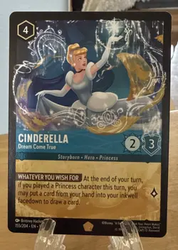 Lorcana Whispers In The Well Cinderella Dream Come True Legendary - Image 1