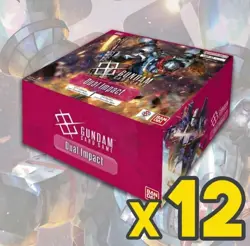 GUNDAM CARD GAME: Dual Impact Booster Box Case GD02 BANDAI English - Image 1