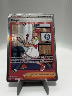 Pokemon TCG Crispin Trainer Prismatic Evolutions Card 171/131 Full Art - Image 1