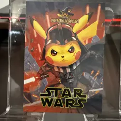 POKEMON PIKACHU COSPLAY! -* STARWARS - NO.10 * BOX HIT* TEXTURED CARD - Image 1