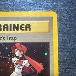Vintage Pokemon TCG Card - The Rocket's Trap Gym Heroes 19/132 Holo Rare - Image 3