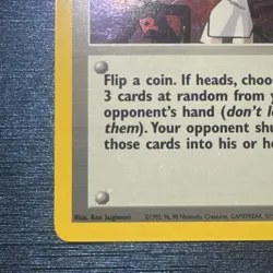 Vintage Pokemon TCG Card - The Rocket's Trap Gym Heroes 19/132 Holo Rare - Image 5