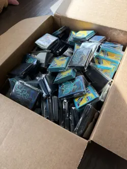 Lot of 130 - Pokemon TCG ETB Card Sleeves - New & Sealed - Random Sets - Image 1