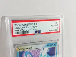 Suicune ex Holo 94/95 PSA 8 Team Magma Team Aqua Rare Holographic Pokemon Card - Image 2