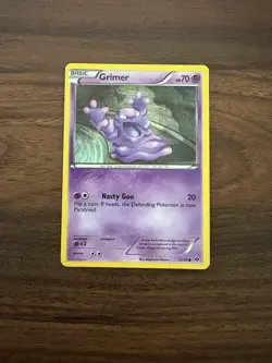 Pokemon Next Destinies Common Card - Grimer 52/99 LP - Image 1