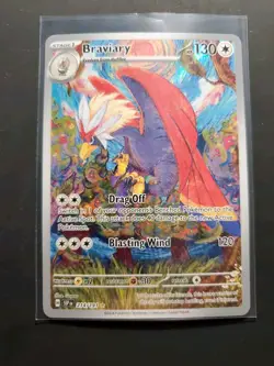 Braviary 214/191 Sv08: Surging Sparks Illustration Rare Holo Pokemon Card NM - Image 1